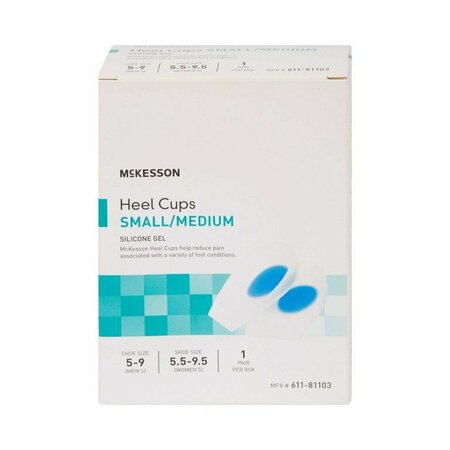 MCKESSON U-Shaped Heel Cup, Small / Medium, 12PK 611-81103